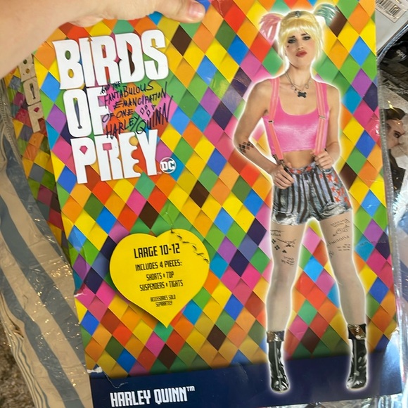 Birds of Prey Harley Quinn Costume - Halloween cosplay NEW NWT large - Picture 1 of 3